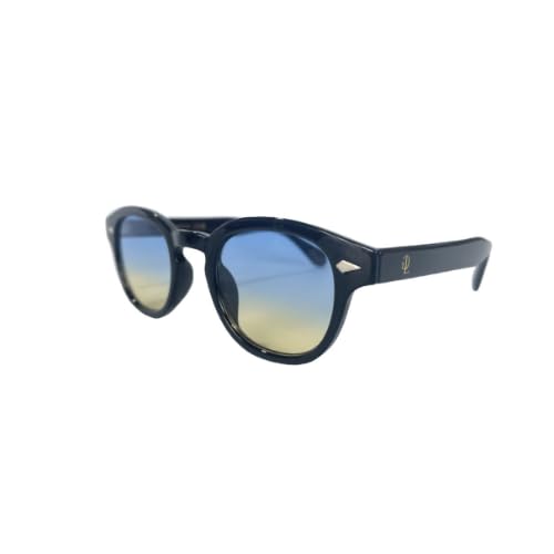 Gafas de Sol Hombre y Mujer - Lentes Polarizadas UV400, Montura Redonda y Lentes - Ideales para Conducir y Tiempo Libre - Con Estuche Protector