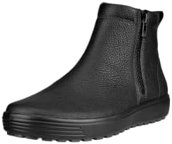 ECCO Herren Soft 7 TRED mit Reißverschluss Schwarz 45