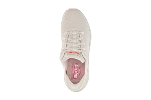 Image of Skechers Arch Fit 2.0- G Women's Engineered Knit Upper Vgn Wear Trainers (Beige, US 10)