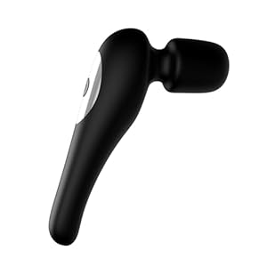 Percussion Handheld Electric Back Massager – Rechargeable&Waterproof Handheld Deep Tissue Neck Back Massager for Shoulder(Yellow)