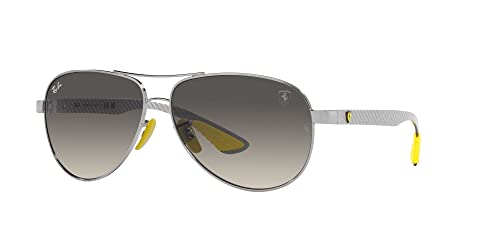 Image of Ray-Ban womens Rb8331m Scuderia Ferrari Collection Aviator Sunglasses