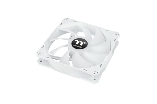 Image of Thermaltake LE120 ARGB PWM Fan White (3 Pack), PWM Controlled 500~1500 RPM, 5V Motherboard Sync, 16.8 Million Colors 9 Addressable LEDs, 66.1 CFM, 120mm Hydraulic Bearing, Case Fan, CL-F205-PL12SW-A