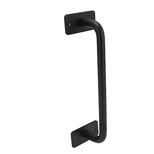 Maçaneta da Porta do Celeiro, 8.7x2.2in Puxador da Porta do Armário de Aço Carbono Puxador da Porta