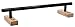 Teak Tuning Round Fingerboard Rail - Long Edition - Black Colorway - 11.25" Long, 1.75" Tall - Prolific Series
