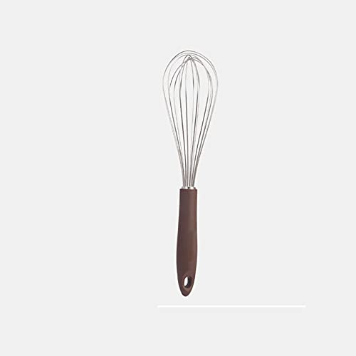 Batidor de cocina acero inoxidable con mango antideslizante y diseño ergonómico for un agarre cómodo