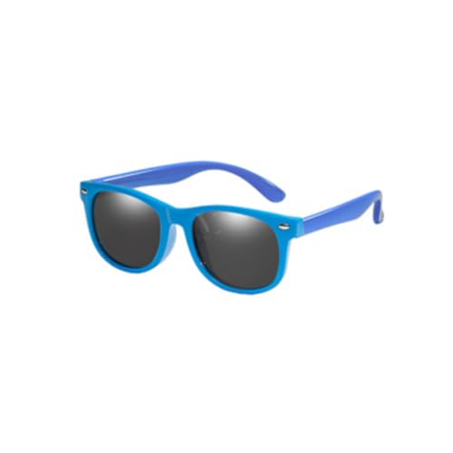 Óculos de Sol Infantil Flexíveis Polarizados SYANG - Proteção UV400 para Crianças - Conforto e Estilo(Azul)