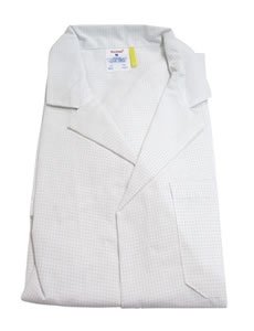 Worklon Lab Coat Unisex Microstat White ESD Sz M