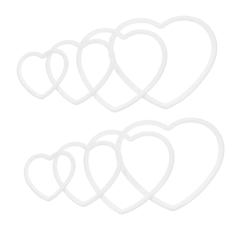 STOBAZA 8pcs Lightweight Floral Dreamcatcher Rings for Wedding Wall Decor Romantic Home Decorations Easy to Use and Clean