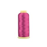 GSGC 5000m 40WT Polyester Embroidery Thread for Embroidery Machine Home Sewing 120D/2 Varies of Colors (Color : 318 Cabaret, Size : 1pcs)