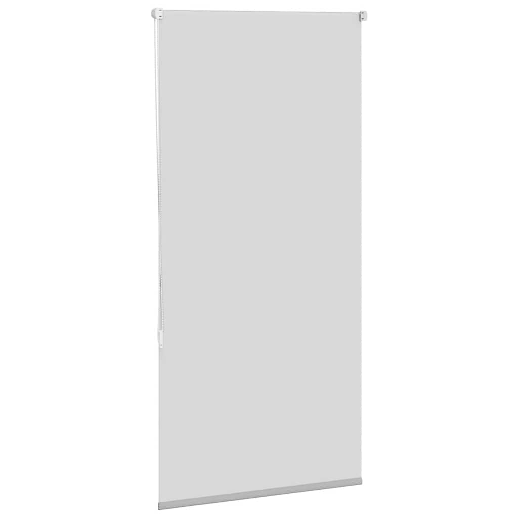 Store Enrouleur occultant Gris Clair 80,7 cm Polyester avec Supports sans perçage, réglable pour fenêtre, Porte ou Baie vitrée, contrôle de la lumière et intimité