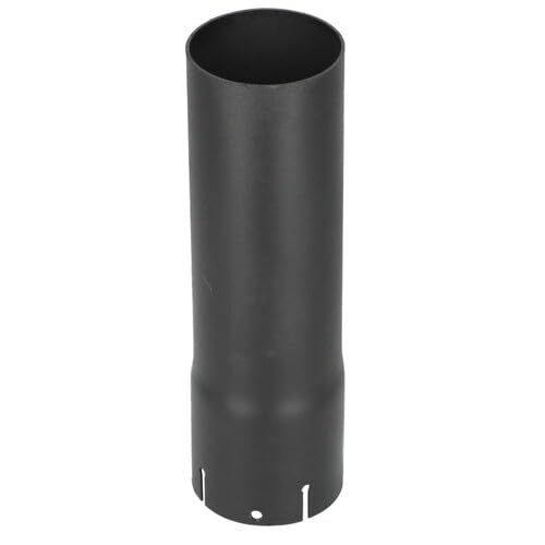 Exhaust Stack - 3-1/2" x 12" Straight Black