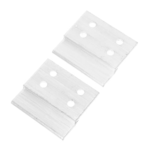 Image of 2pcs Heavy Duty Z Bracket French Cleat Hangers for Wall Mounting Aluminum Picture and Mirror Hanging Hardware Suitable for Artwork and Headboard Installation