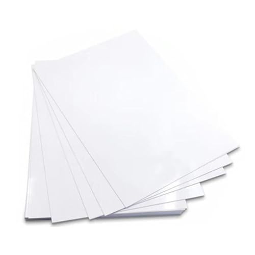 20 hojas de fotográfico resistente agua de brillo, tarjeta Compatible con inyección de de secado rápido, adecuada para uso en hogar y la Oficina, fotografía de inyección de