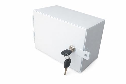 Image of Electric Lock Point | 15A Plug & 32A Mini Trip MCB | Waterproof | Outdoor & Underground EV Charging Point | Heavy-Duty 1.2MS Metal Sheet | Secure Lock System.