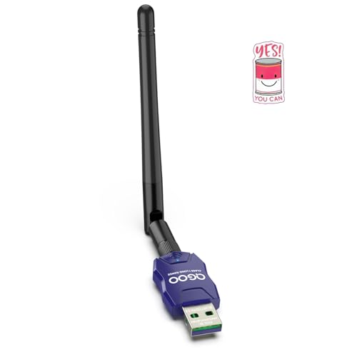 Class 1 Long Range Bluetooth Adapter for PC, QGOO USB Bluetooth Adapter for PC 5.3+EDR, Bluetooth Dongle Bluetooth Receiver Support Windows10/8.1/8/7?blue-175?