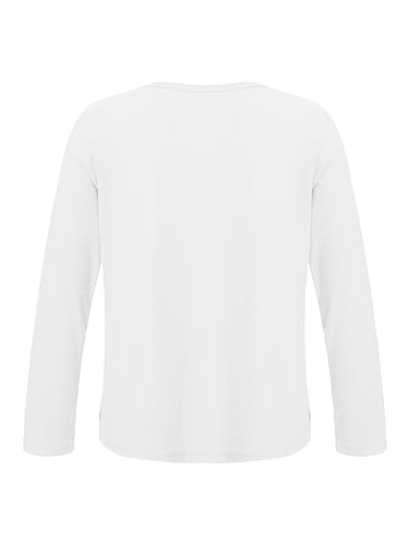 Mufeng Kids Girls Long Sleeve Ribbed Button Cardigan Solid Color Round Neck Lightweight Outwear Tops Casual Jacket2