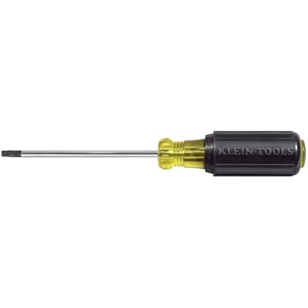 Klein Tools 19543 T20 TORX Screwdriver, Round Shank, Cushion Grip