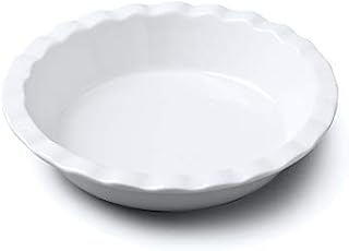 WM Bartleet & Sons 1750 T295 Crinkle Rim Pie Dish, White, 20cm