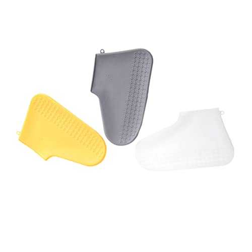 Cubrecalzados impermeables de silicona, antideslizantes, gruesos, para adultos, niños y niñas, protector portátil para calzado al aire libre miniatura 1