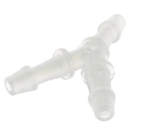 Oxygen Tubing Y 3 Way Hose Connector Plastic Y Shape Pipe Fitting, Multi Size Barbed Tube Connector, Durable Leak Proof, (Transparent) (Pack of 1)-picture-12