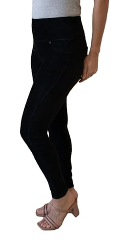 Legging en velours côtelé taille haute coupe premium avec poches fonctionnelles femme