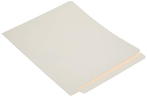 Smead End Tab File Folder, Shelf-Master Reinforced Straight-Cut Tab, Letter Size, Manila, 100 per Box (24110)