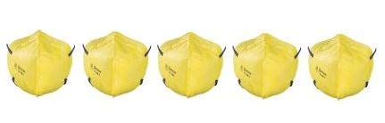 Venus V44+ N95 Mask, ISI Marked, Yellow (Pack of 5) (B08CSQVTVV) Amazon Price History, Amazon Price Tracker