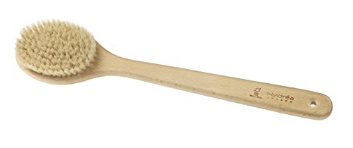 Hydrea London Long Handle Body Brush with Natural Bristles