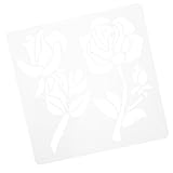 Gogogmee Stencil Per Pittura A Tema Floreale Maschera Decorativa A Svuotamento Per Decorazioni Artistiche Template Per Disegno E Spray Strumento Creativo Per Pittura Su Pareti E