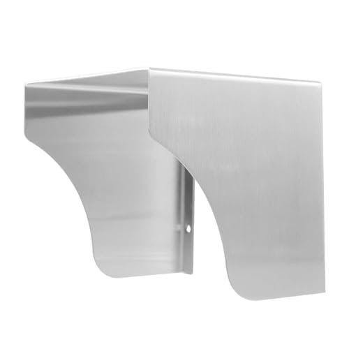 Türklingel Regenschutz,Außenschalter Regenschutz,Edelstahl Steckdose Wandschalter Schutzhülle,Wetterfeste Aussensteckdose Abdeckung,Wetterschutz Für Klingeltaster (125mm)