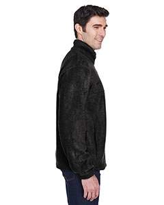 Product of Brand Harriton Mens 8 oz Full-Zip Fleece - Black - 5XL - (Instant Savings of 5% & More)3