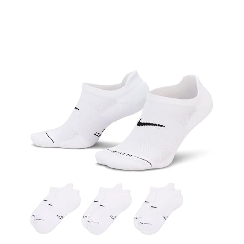Nike Everyday Plus No Show (3 Pairs) Multi-Color Medium