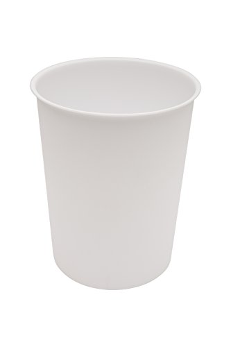 Kenney Storage Made Simple Plastic Waste Basket, White #TOP30
