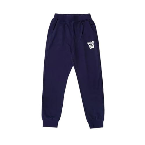 YiZYiF Boys' Girls' Jogger Sweatpants Solid Color Elastic Waistband Legging with Pockets Active Athletic Workout Pant