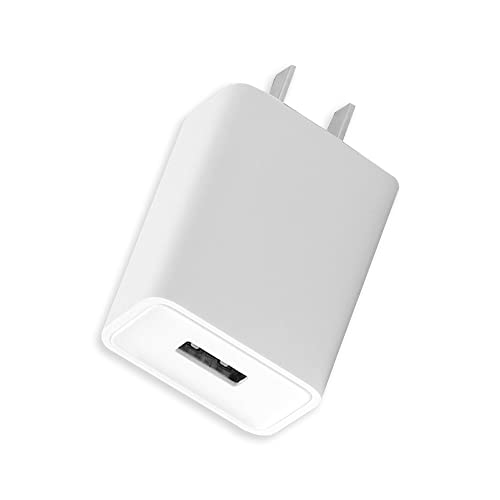 Image of USB Wall Charger, 5V 2A Charger Power Adapter, Fast Charging USB Charger Block, Fast Plug Charging Block, USB Wall Plug for Baby Bottle Warmer, Phone, iPad, Kindle(White)