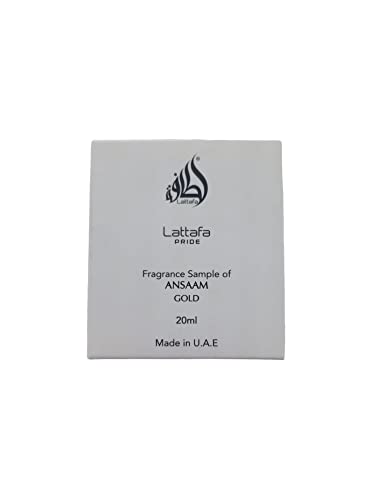 Lattafa Ansaam Gold Eau De Parfum Spray For Unisex, 20Ml/0.67 Oz #TOP3
