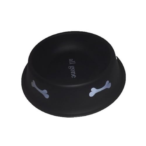 OISE ART STORE Trade Shop - Ciotola in Ferro per Cani E Gatti Dotata di Antiscivolo Diametro 22 Cm
