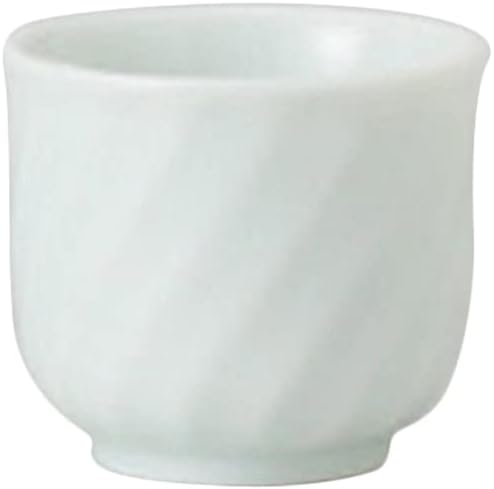 せともの本舗 Set of 5 Blue & White Porcelain Uzu Gui Cups, 1.8 x 1.6 inches (4.6 x 4 cm), 1.0 fl oz (30 cc), 1.2 oz (35 g), Liquor Set, Restaurant, Commercial Use, Japanese Tableware,