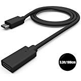 [3.3ft/100cm]USB-C Extension Cable,TUSITA USB Type C Devices;Pass Video,Data Sync,Audio Through Male to Female Extender Cord For Macbook Pro,Nintendo Switch,Samsung galaxy S8 S9/Note 8/Dex,Nest Cam IQ