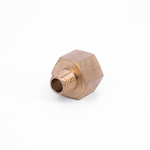 Conector de instalación de tubería de latón NPT reductor hexagonal No8 agua y gas 7