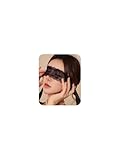 Egfyqzbryn Mysterious Lace Masquerade Mask Blindfold Hollowed Flower Lace Black Eyemask Adjustable Eye Mask Cosplay Costume Accessories (Style1)