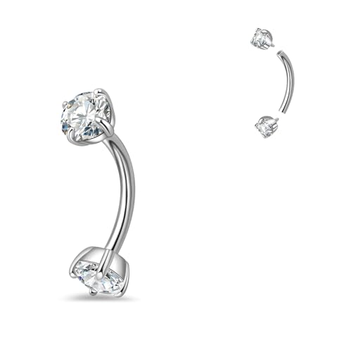 Howenal AbTiCg ACuEsAX p - 925X^[OVo[ AbTiCg 16G ACuEO o[x {fBsAX WG[, 16G/1.2mm, X^[OVo[, ΂Ȃ