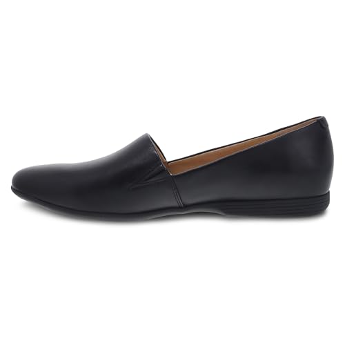 Image of Dansko Larisa Slip-On Flats for Women - Comfotable Flat Shoes with Arch Support - Versatile Casual to Dressy Footwear - Lightweight Rubber Outsole