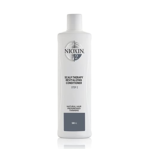 Nioxin System 2 Scalp Therapy Conditioner with Peppermint Oil, Treats Dry Scalp, Provides Moisture Control & Balance, For Natural Hair with Progressed Thinning, 16.9 fl oz -  99240009122