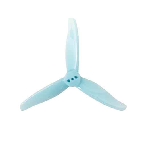 Hélice 3016 à 3 pales bleues avec trou de 1.5mm pour drone FPV