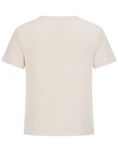 Image of Billabong Girls' Premium Short Sleeve Logo Graphic Tee, Crew Neck T-Shirt, Soft & Comfortable