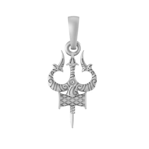 Pendentif Trishul Shiva en argent pour femme à porter lors de vos séances de yoga
