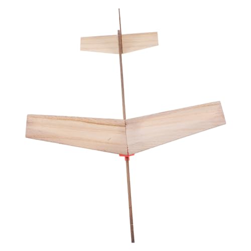 Garneck 1 Juego Juguetes de Planeador Juguete Educativo Aviones de Madera de Bricolaje Juguetes de construcción de Madera Juguete Artesanal maquetas de Aviones Juguetes de avión Beige