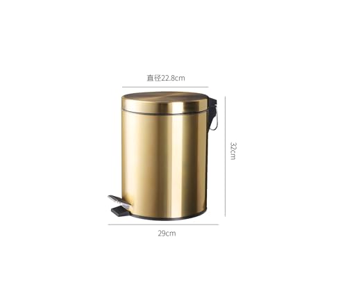 Caneca de basura silenciosa acero inoxidable 13 gal miniatura 2