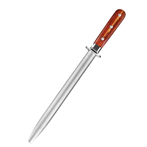 YLJXXY Hochwertig Wetzstahl mit Diamantbeschichtung, Professionelle Wetzstab für alle Messertypen, Ergonomisch Geformter ​Griff, 13 in Cover